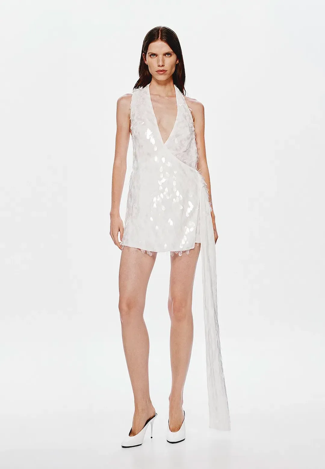 MISHA THE SAPPHIRE SEQUIN MINI DRESS. SIZE S / AU 8 for rent on The Volte - main image