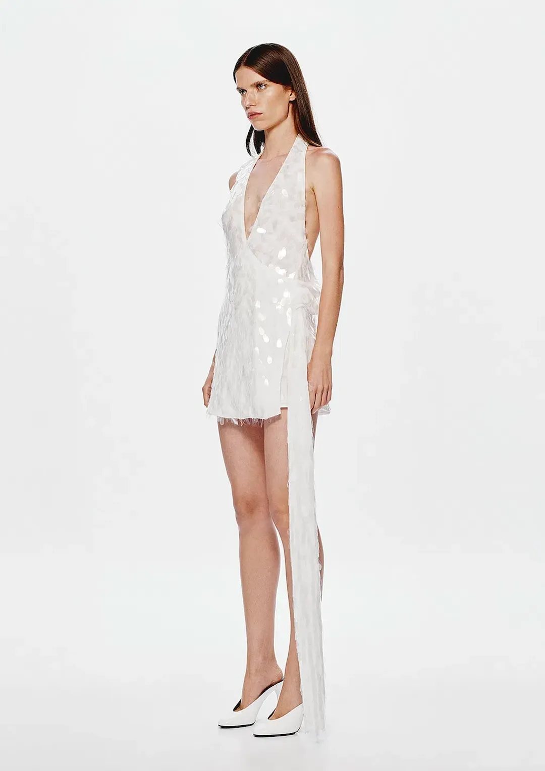 MISHA THE SAPPHIRE SEQUIN MINI DRESS. SIZE S / AU 8 for rent on The Volte - main image