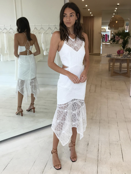 Manning Cartell Parlour Games Racer Dress White Size 8 for rent on The Volte - image 1