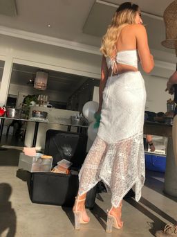 Manning Cartell Parlour Games Racer Dress White Size 8 for rent on The Volte - image 3