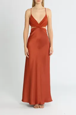 Bec & Bridge Nadia Twist Maxi in Auburn Size 8 for rent on The Volte - image 1