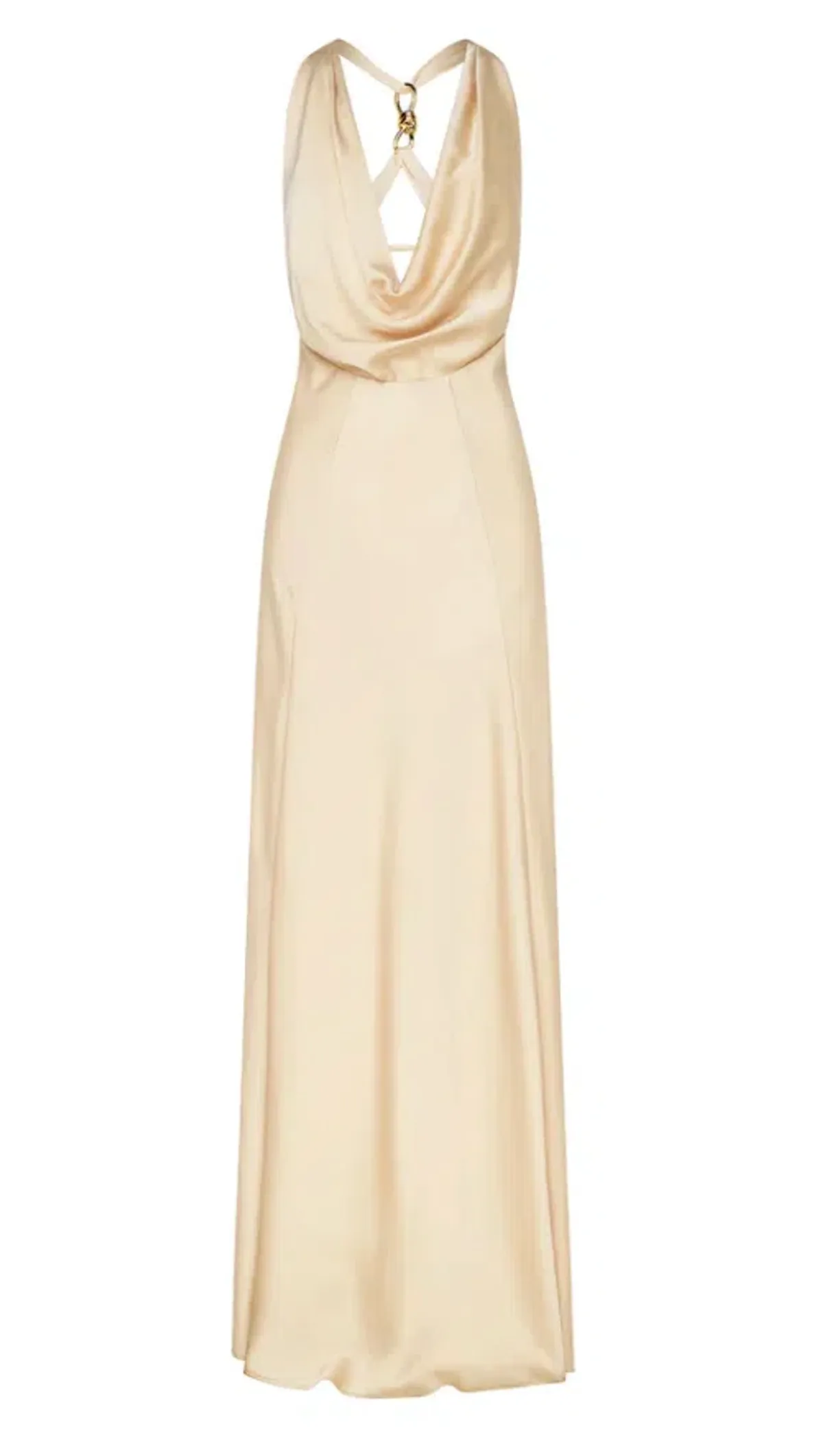 Manning Cartell Charmed Cowl Slip Dress Champagne size 8 - Image 3