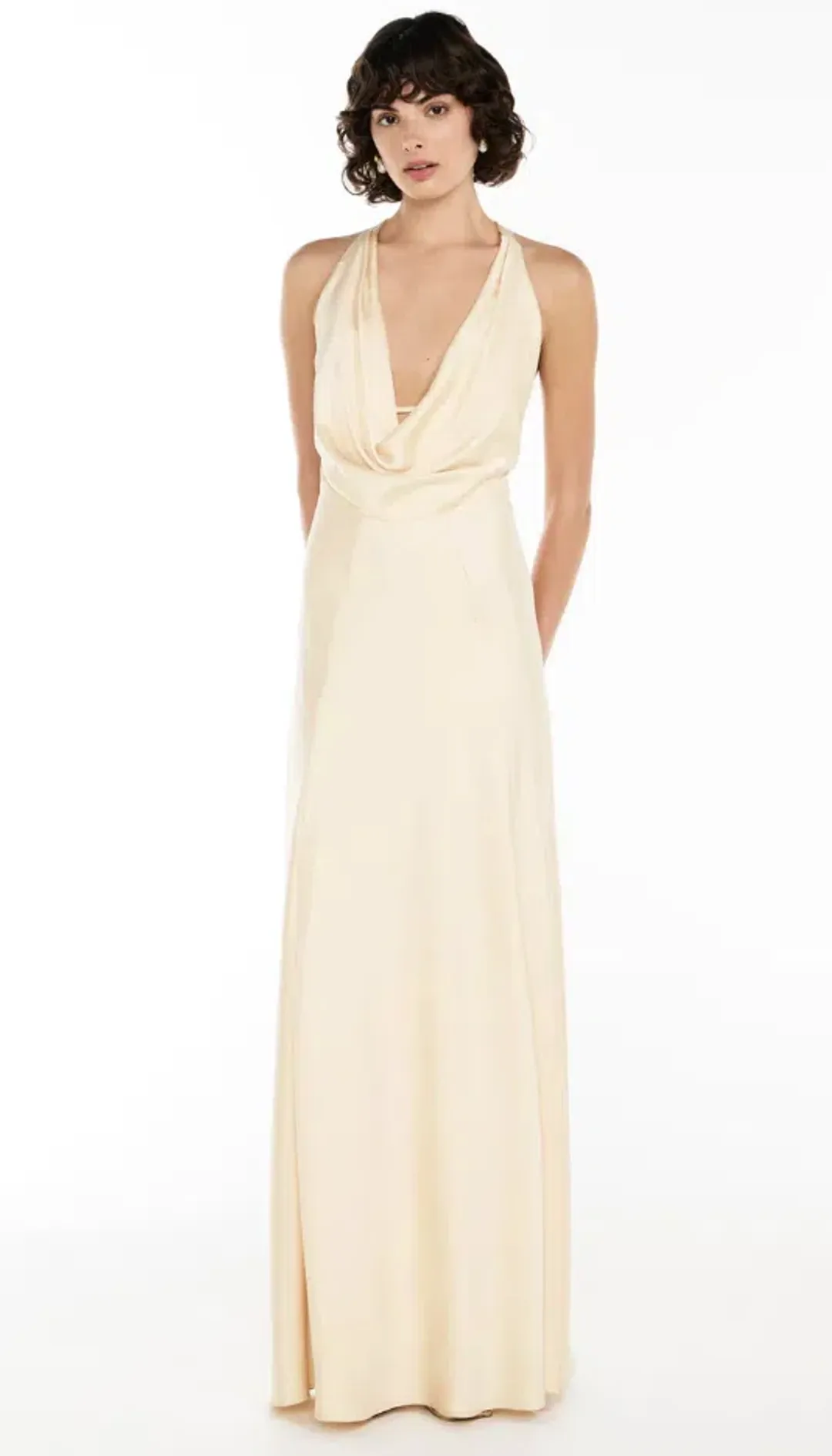 Manning Cartell Charmed Cowl Slip Dress Champagne size 8 for rent on The Volte - main image