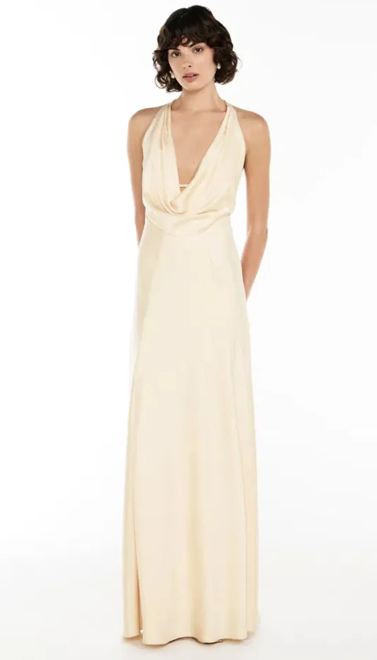 Manning Cartell Charmed Cowl Slip Dress Champagne size 8 - Image 1