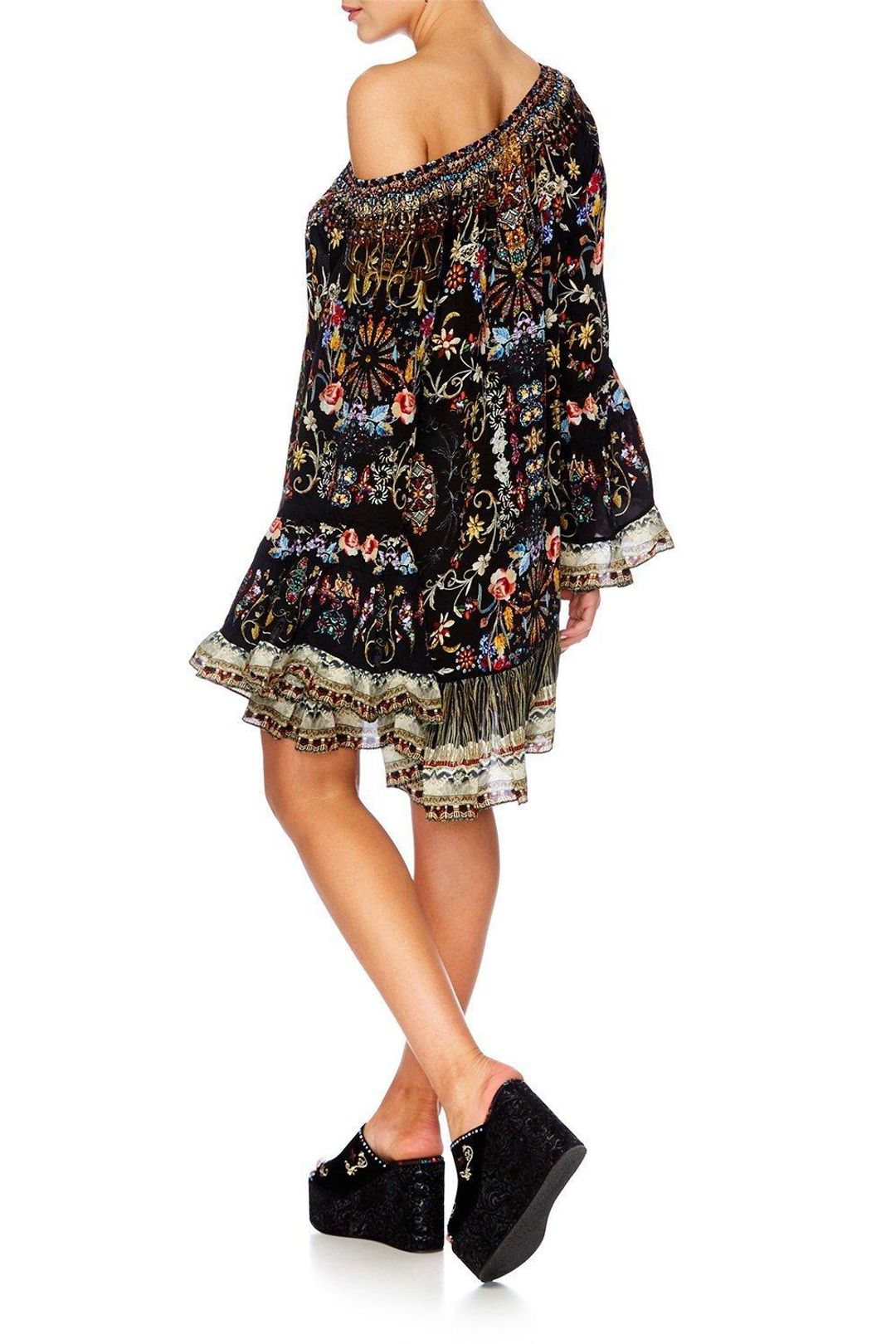 CAMILLA Dancing In The Dark A-Line Frill Dress size 8 for rent on The Volte - main image