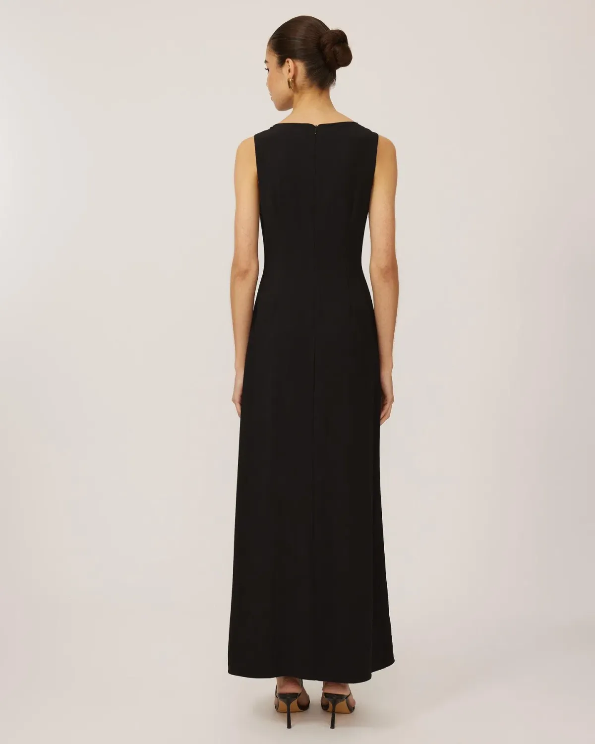 Tussah Jasper Maxi Dress Black Size AU 8 - Image 3