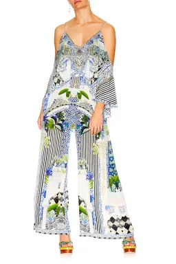 Camilla Sweet Escape Double Layer Jumpsuit Print Size XS for rent on The Volte - image 1