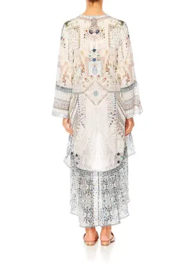 Camilla Breakfast With Silvia Short Dress with High Low Hem Print Size XS for rent on The Volte - image 3