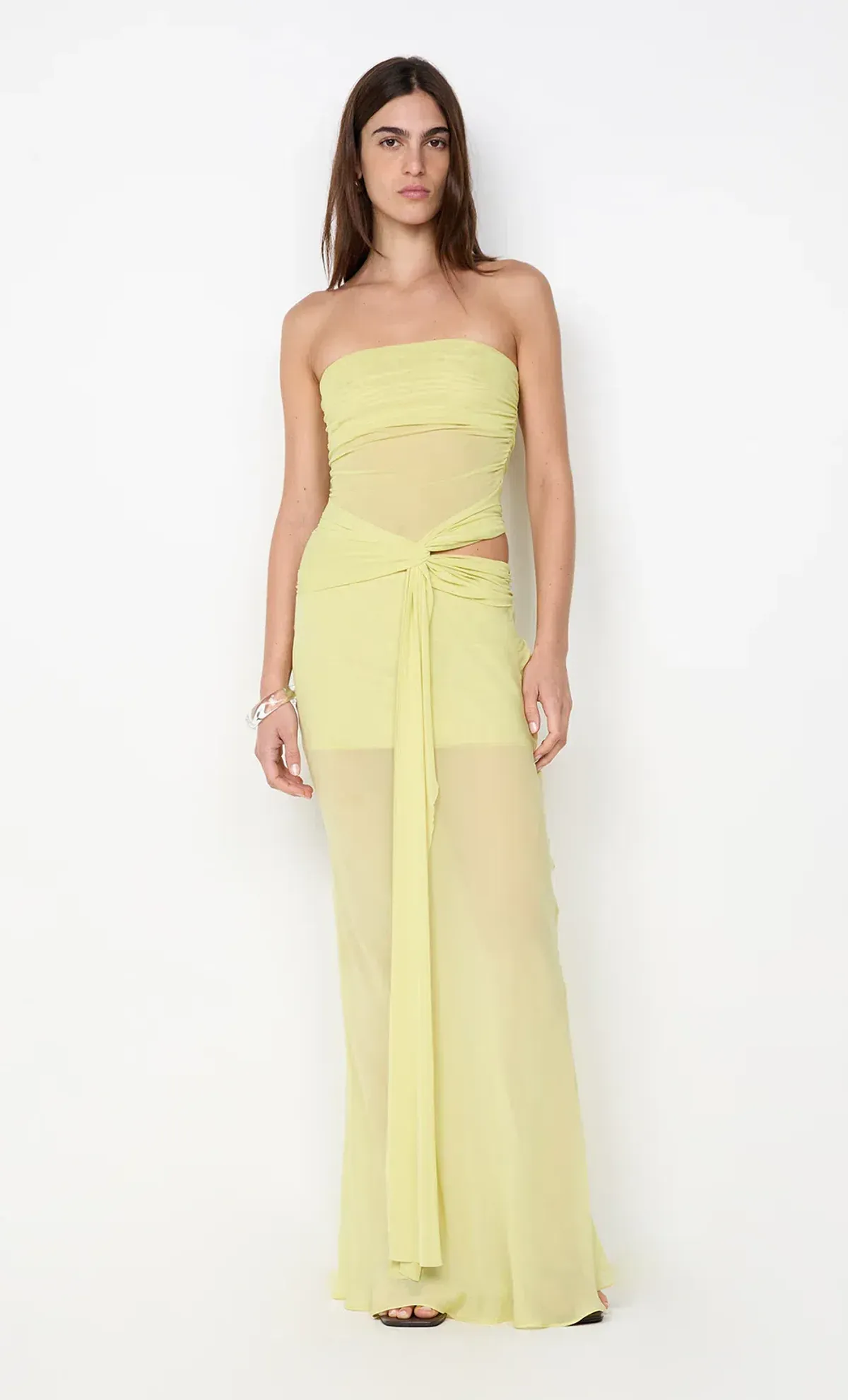 Bec & Bridge JEHNAYA STRAPLESS MAXI DRESS CITRUS Size 6 - Image 1