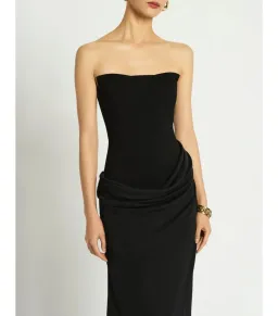 Sass & Bide Kahlo Maxi Column Black Dress AU 8 for rent on The Volte - image 3