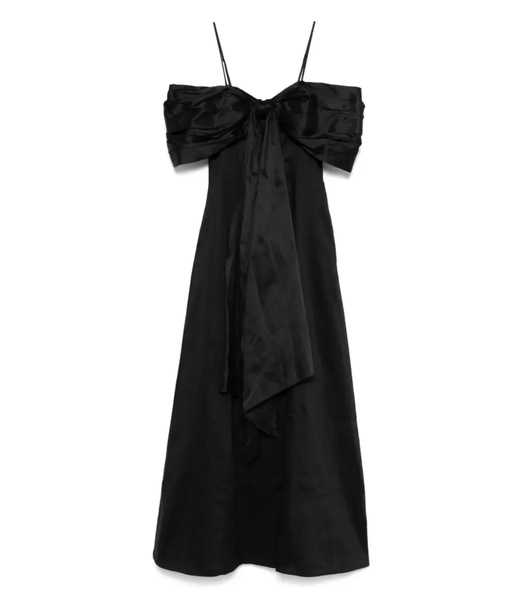 Aje Scarlett Maxi Dress Black Size AU 16 for rent on The Volte - main image