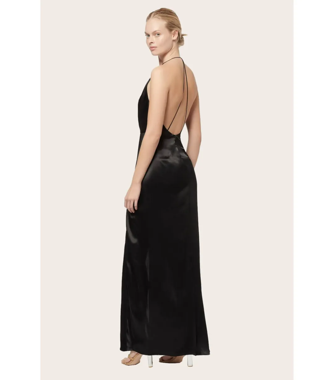 Manning Cartell Dream Girl Maxi Dress Black Size AU 8 for rent on The Volte - main image