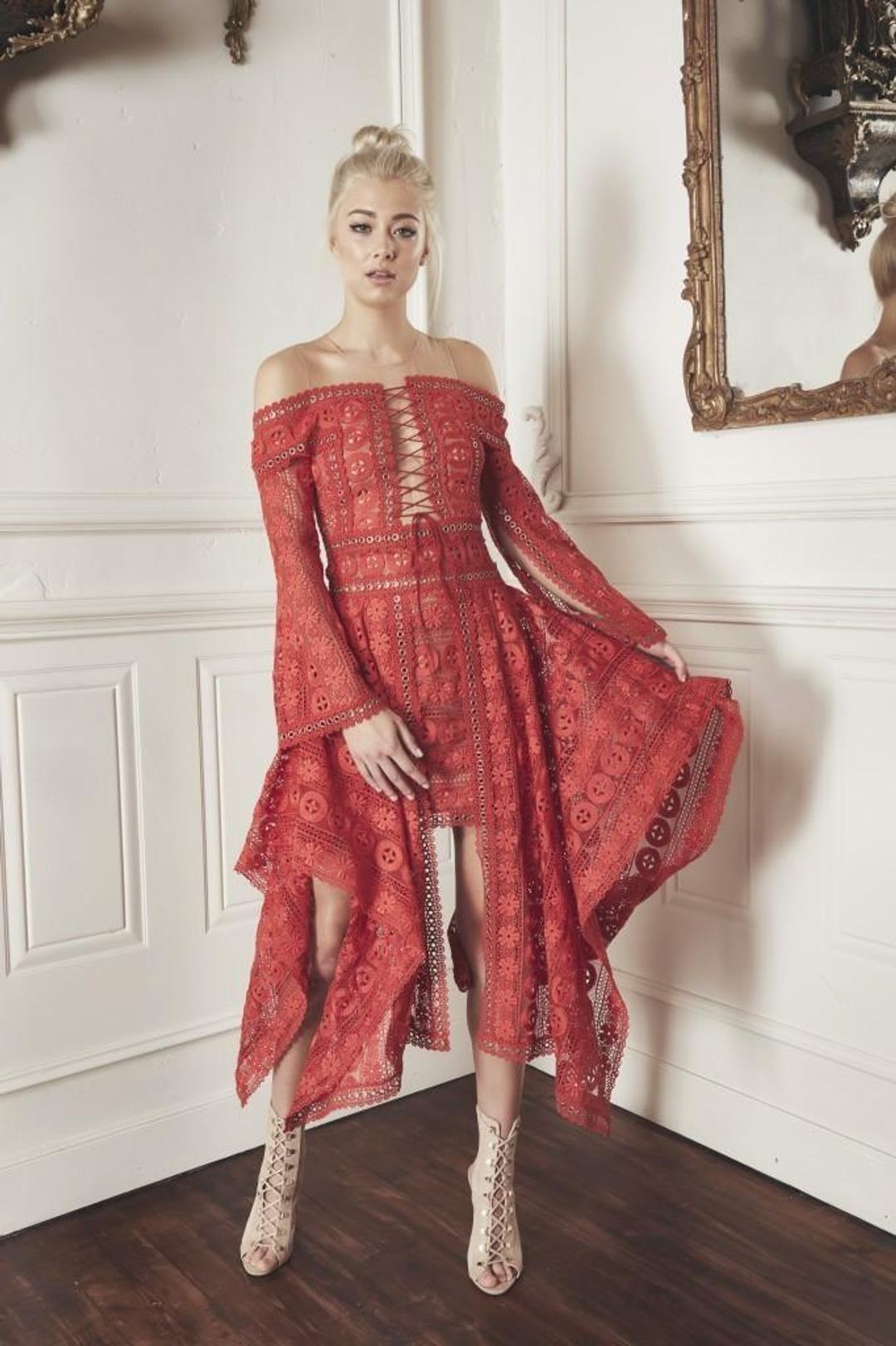 Thurley Folklore Dress size 8 for rent on The Volte - main image