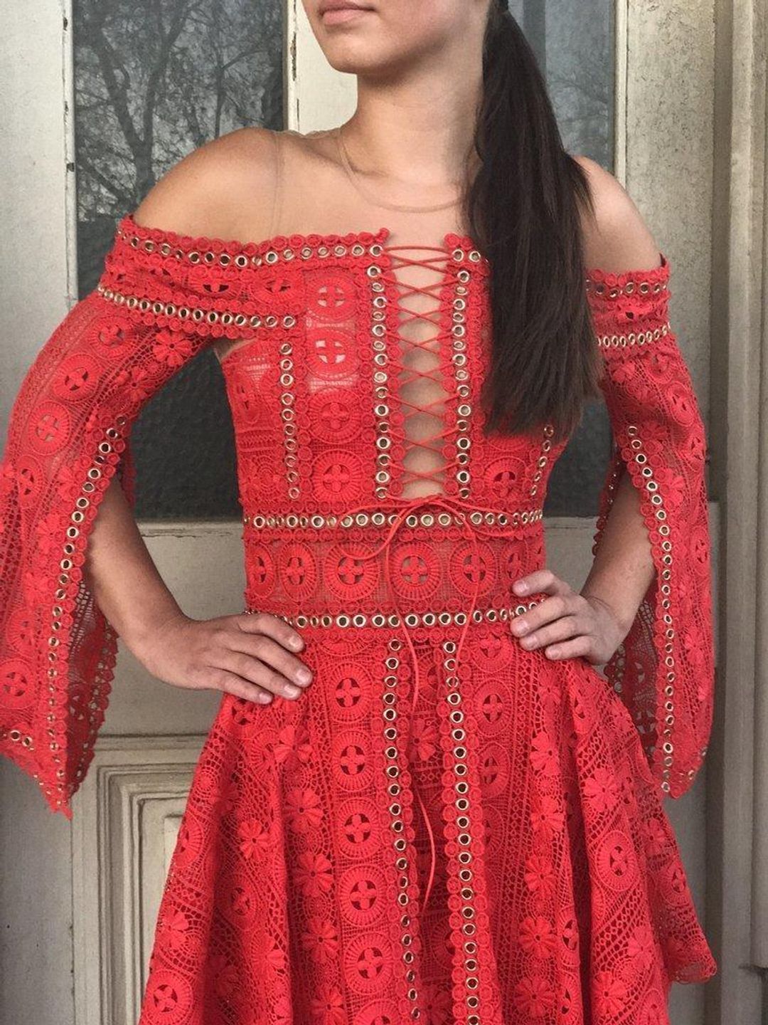 Thurley Folklore Dress size 8 for rent on The Volte - main image