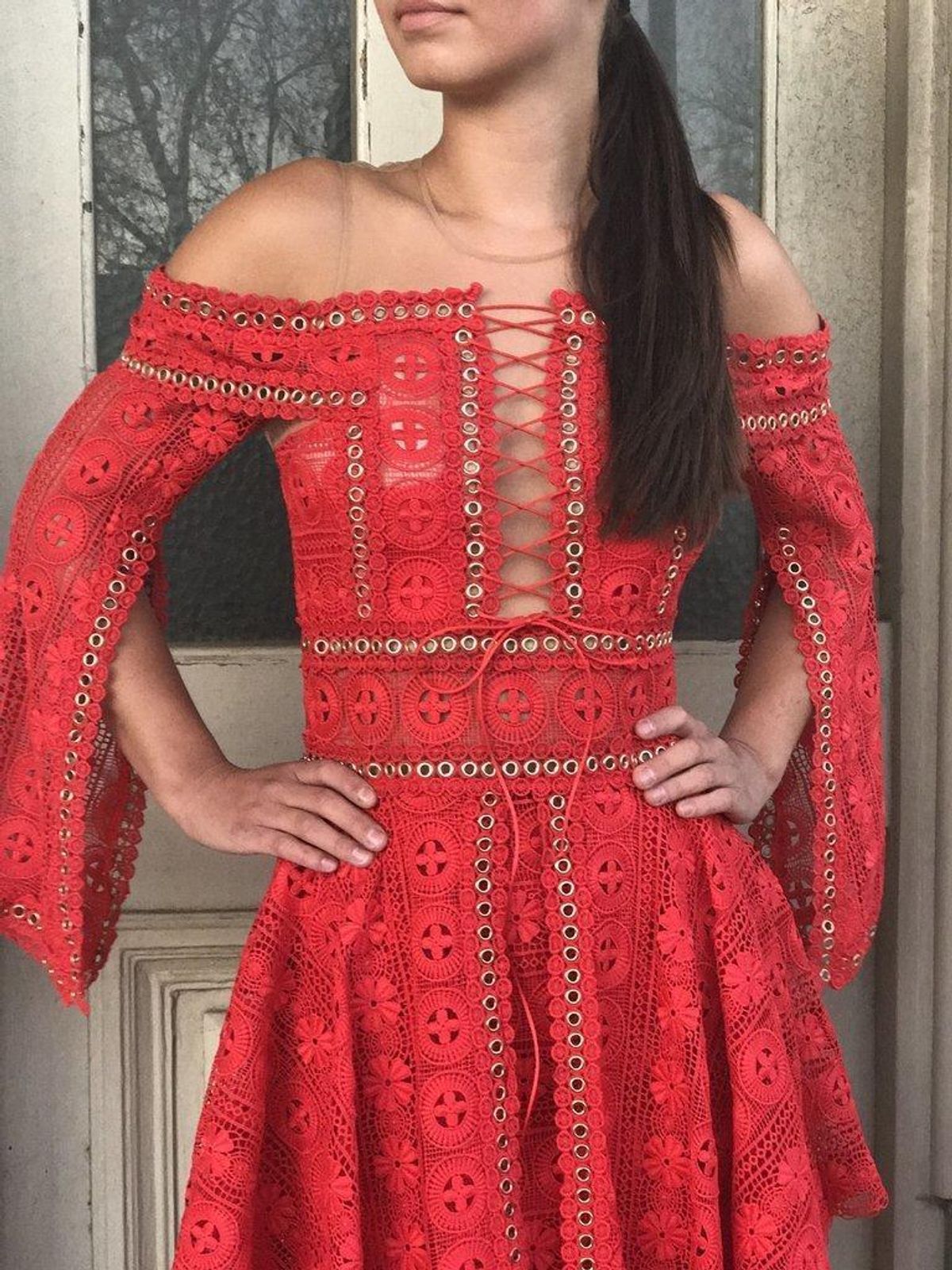 Thurley Folklore Dress size 8 for rent on The Volte - main image