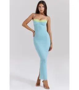 House of CB Aiza Maxi Dress Ocean Blue Size S / AU 8 for rent on The Volte - image 1