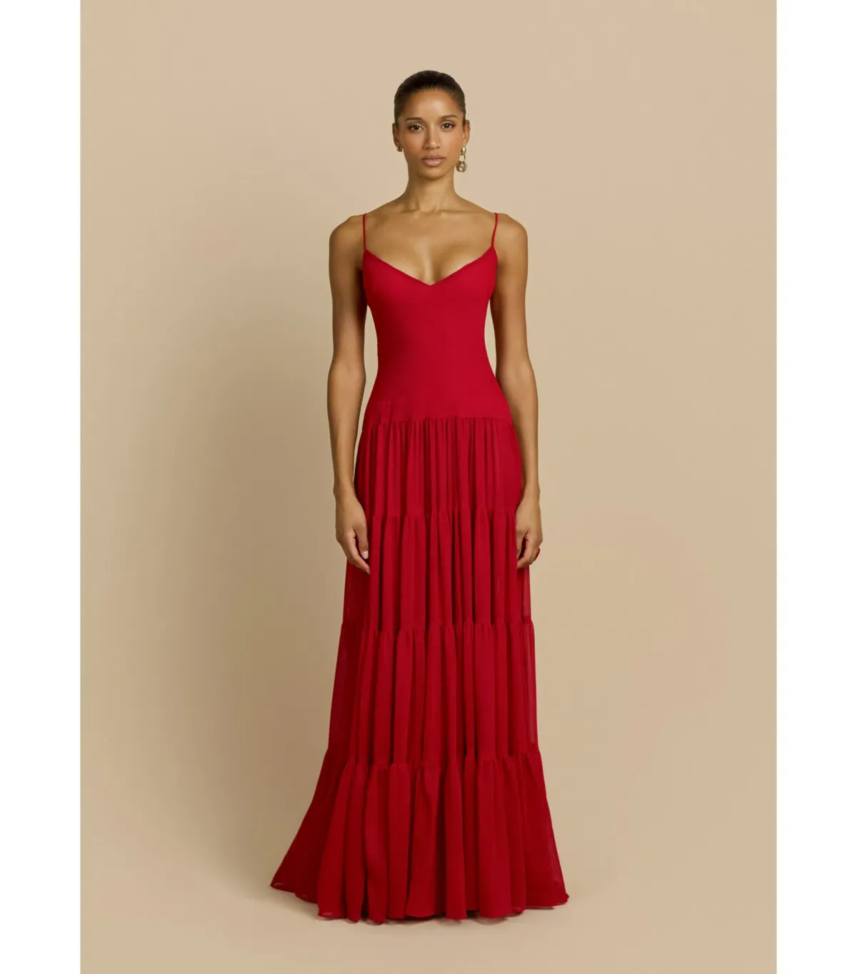 Arcina Ori Delphina Maxi Dress Red Size M / AU 10 - Image 1