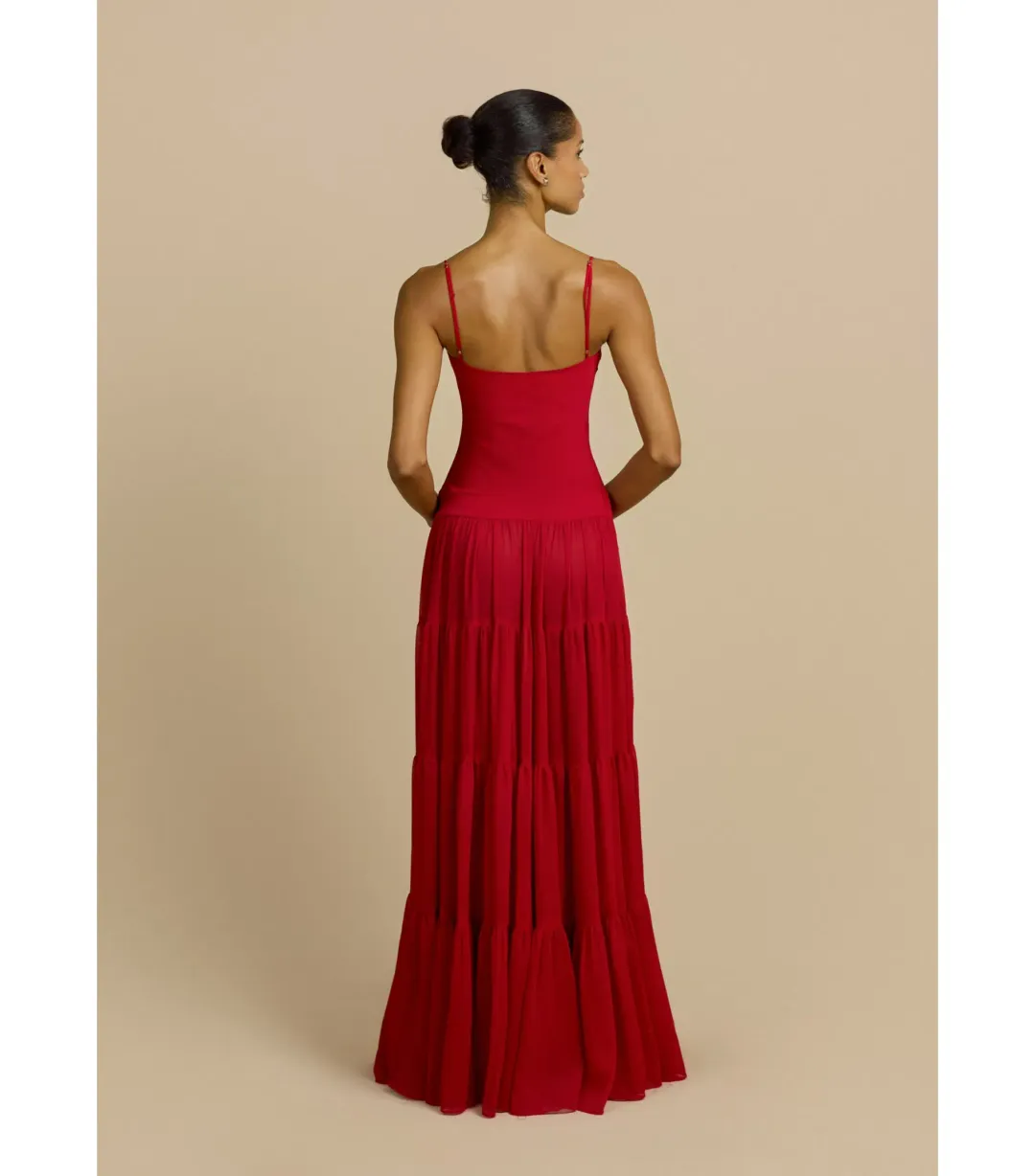Arcina Ori Delphina Maxi Dress Red Size M / AU 10 for rent on The Volte - main image