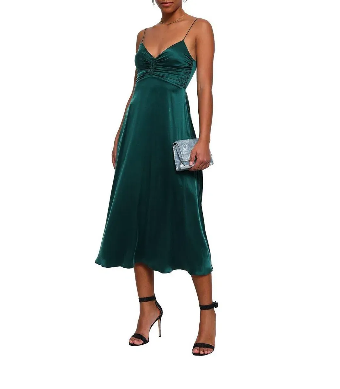 Zimmermann Rouche Slip Dress Green Size 1 / AU 10 for rent on The Volte - main image