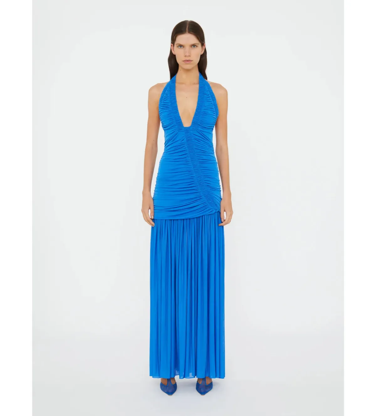 Christopher Esber Orion Gown Lapis Size 8 - Image 1