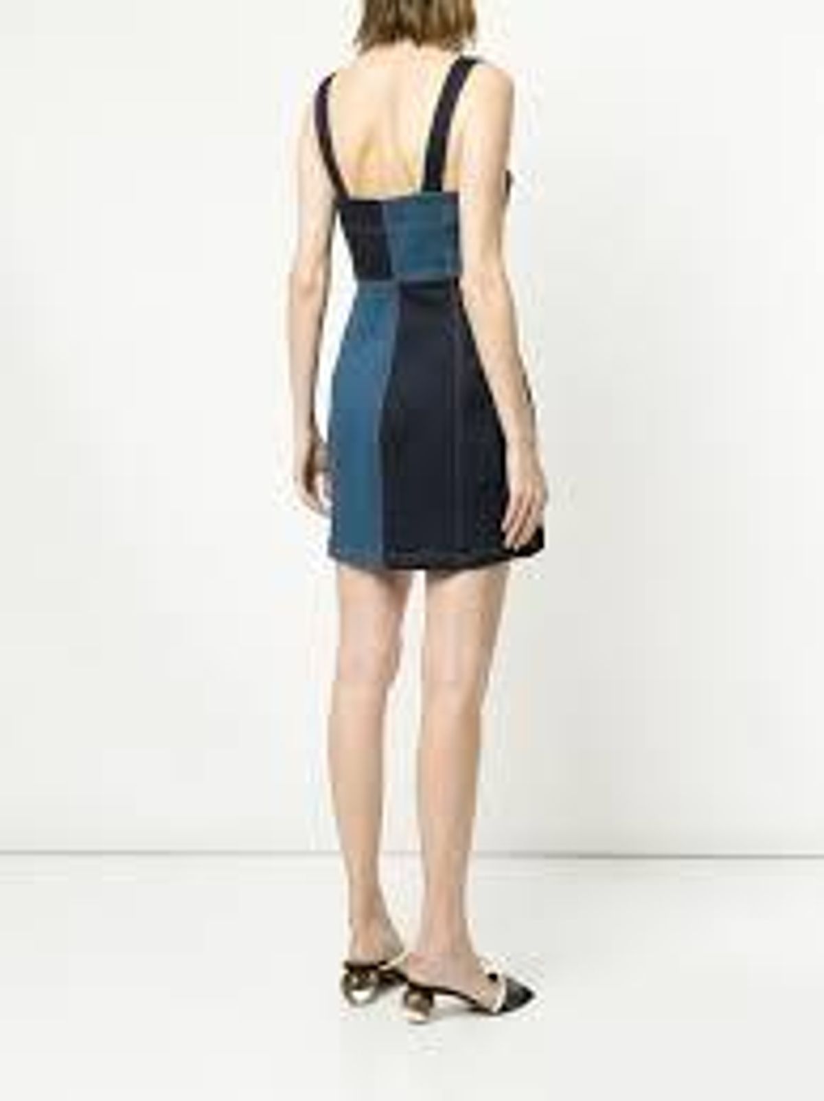 Alice Mccall Hello it's me - Denim Patchwork Dress - Image 2