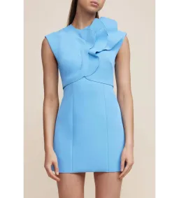 Acler Harman Mini Dress in Blue Size AU 10 for rent on The Volte - image 2