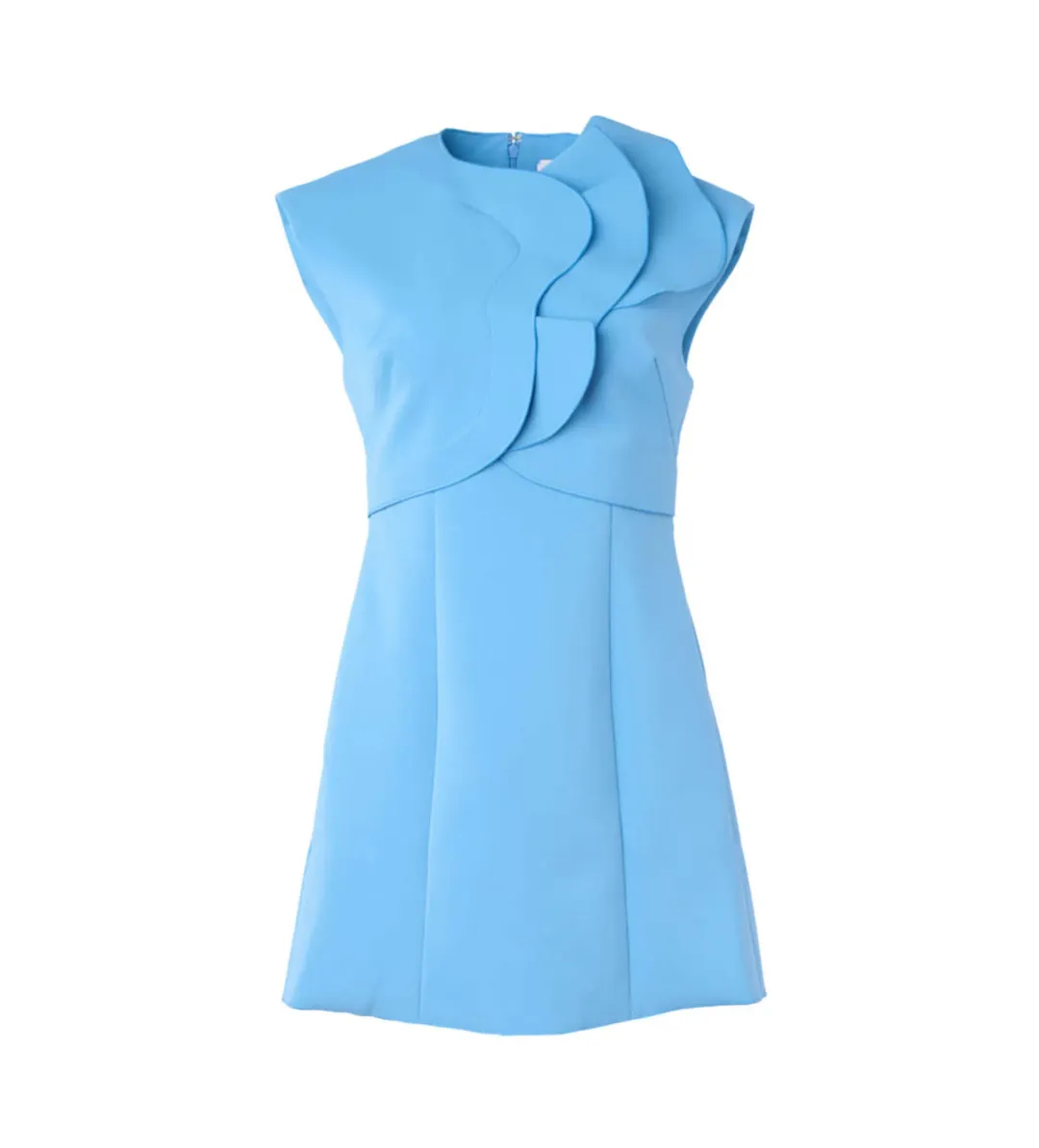 Acler Harman Mini Dress in Blue Size AU 10 for rent on The Volte - main image
