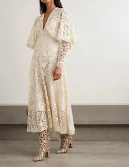 Zimmermann MEMENTO BIRD LACE DRESS, Size 0P/ AU 6 for rent on The Volte - image 1