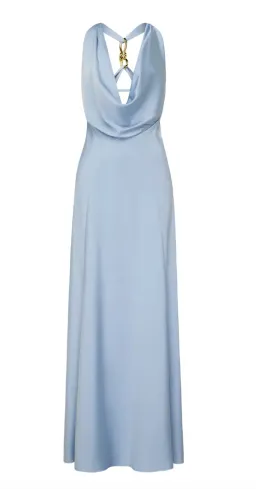 Manning Cartell Charmed Cowl Slip Dress Dove Blue size 10 for rent on The Volte - image 5