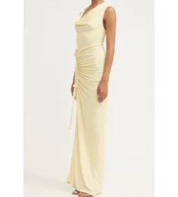 Tojha Sutton Maxi Dress Lemon/Yellow Size 10 for rent on The Volte - image 4