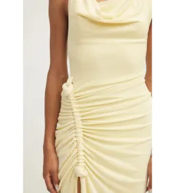 Tojha Sutton Maxi Dress Lemon/Yellow Size 10 for rent on The Volte - image 6