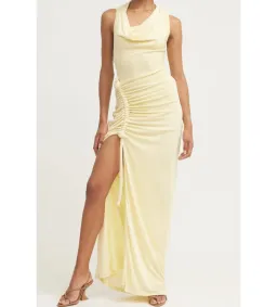 Tojha Sutton Maxi Dress Lemon/Yellow Size 10 for rent on The Volte - image 3