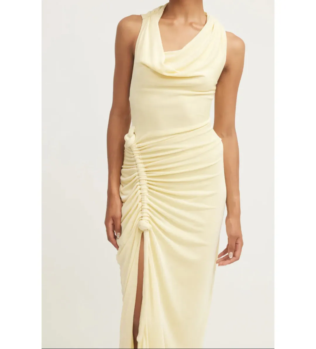 Tojha Sutton Maxi Dress Lemon/Yellow Size 10 for rent on The Volte - main image