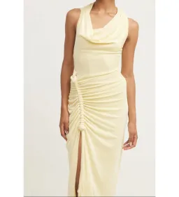 Tojha Sutton Maxi Dress Lemon/Yellow Size 10 for rent on The Volte - image 5
