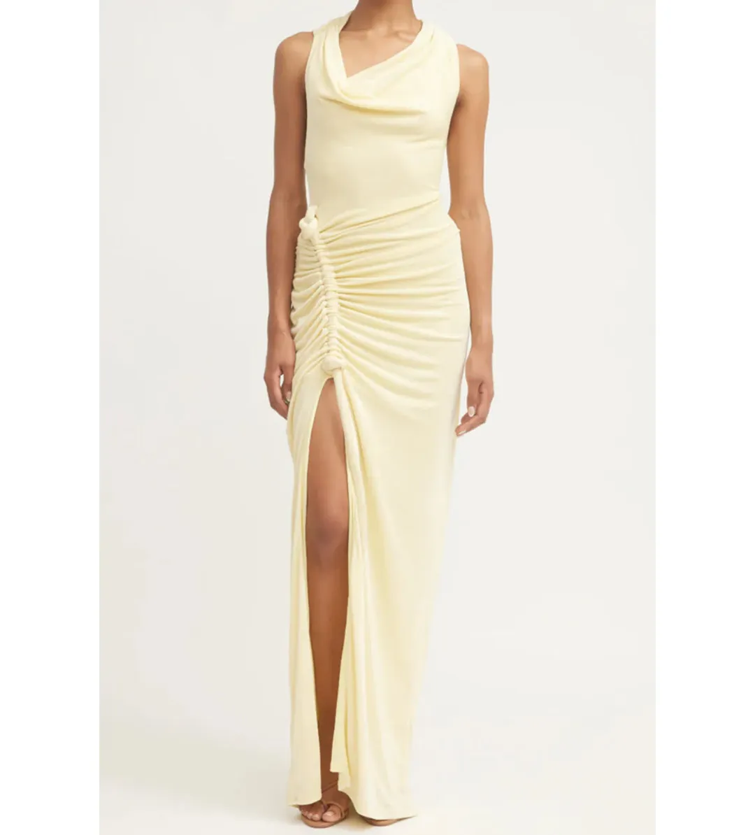 Tojha Sutton Maxi Dress Lemon/Yellow Size 10 for rent on The Volte - main image