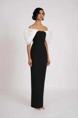 Eliya the Label Drew Gown Black Size S/ AU 8 for rent on The Volte - image 2