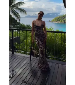 Rat & Boa Nikos Maxi Dress Print Size 10 for rent on The Volte - image 3