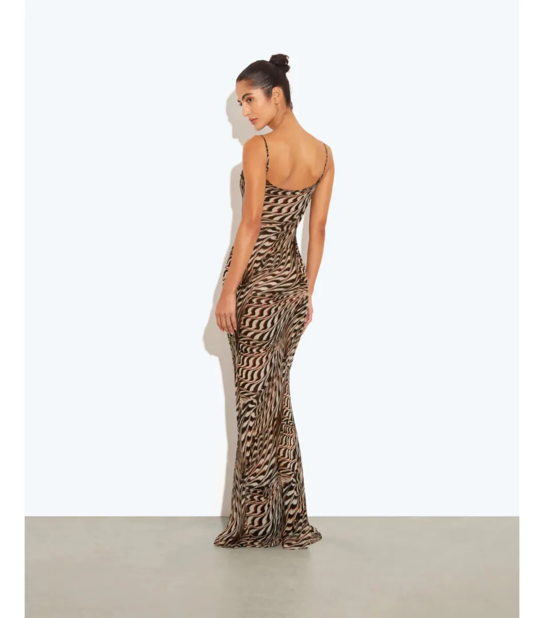 Rat & Boa Nikos Maxi Dress Print Size 10 for rent on The Volte - main image
