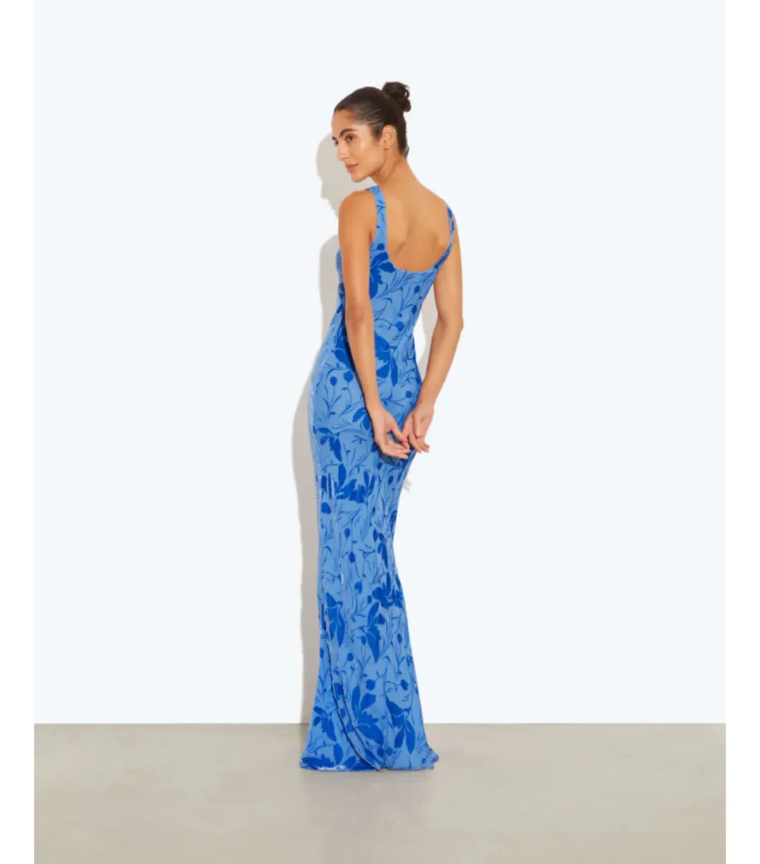 Rat & Boa Inez Maxi Dress Blue Size 6 for rent on The Volte - main image