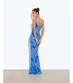 Rat & Boa Inez Maxi Dress Blue Size 6 for rent on The Volte - image 2