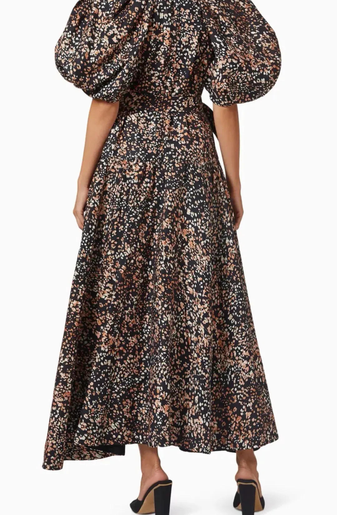 Acler Warner Wild Spot Print Maxi Dress for rent on The Volte - main image