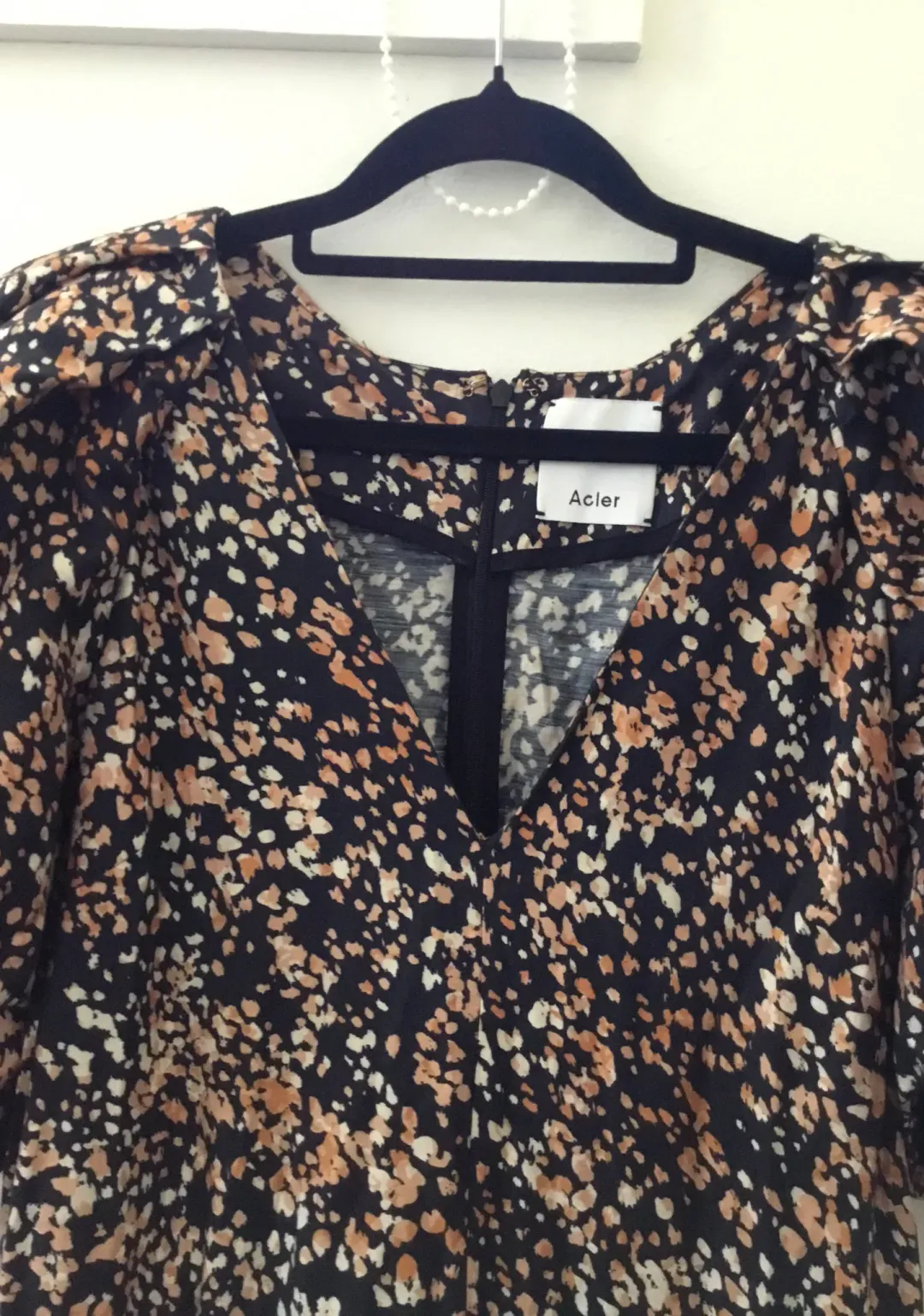 Acler Warner Wild Spot Print Maxi Dress for rent on The Volte - main image