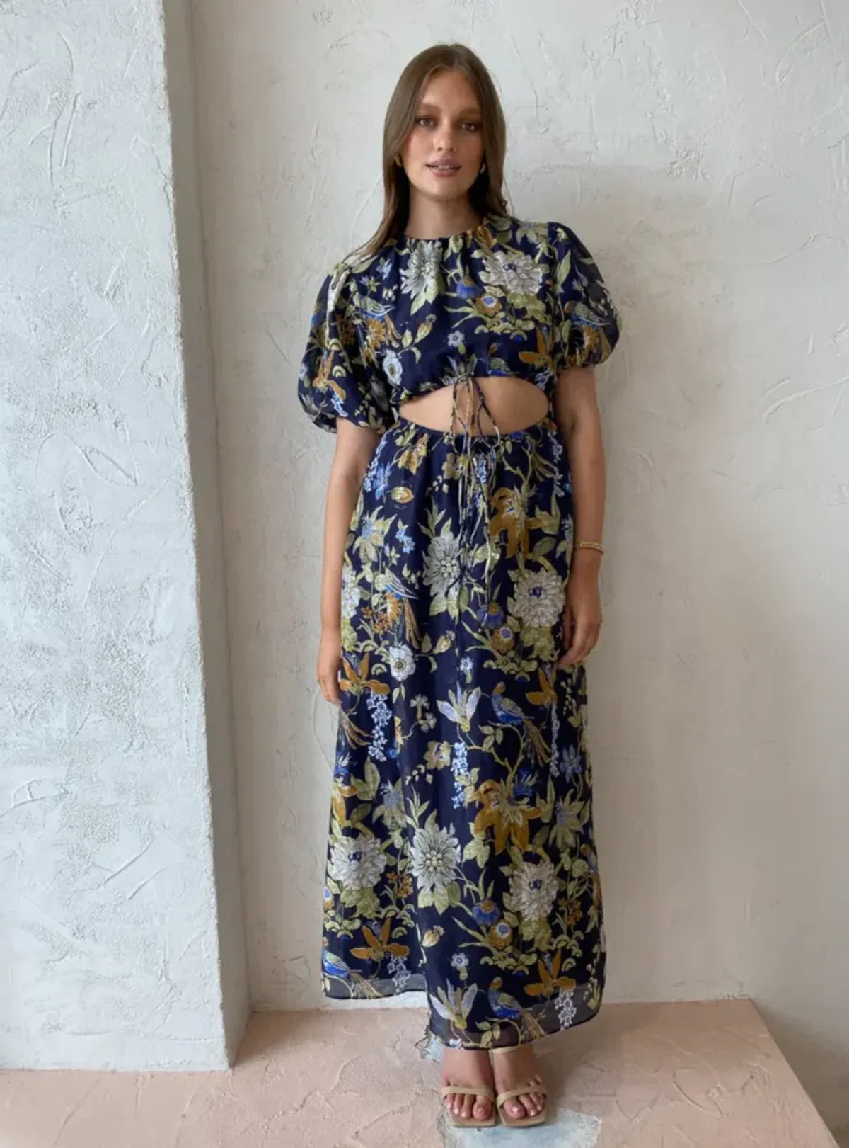 Sir The Label Lilian Puff Sleeve Midi Dress Size 1 / AU 8 - Image 3