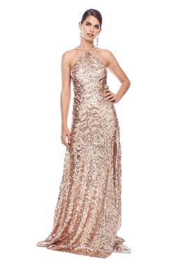 Alamour Almase Dress Rose Gold Size 6 for rent on The Volte - image 1
