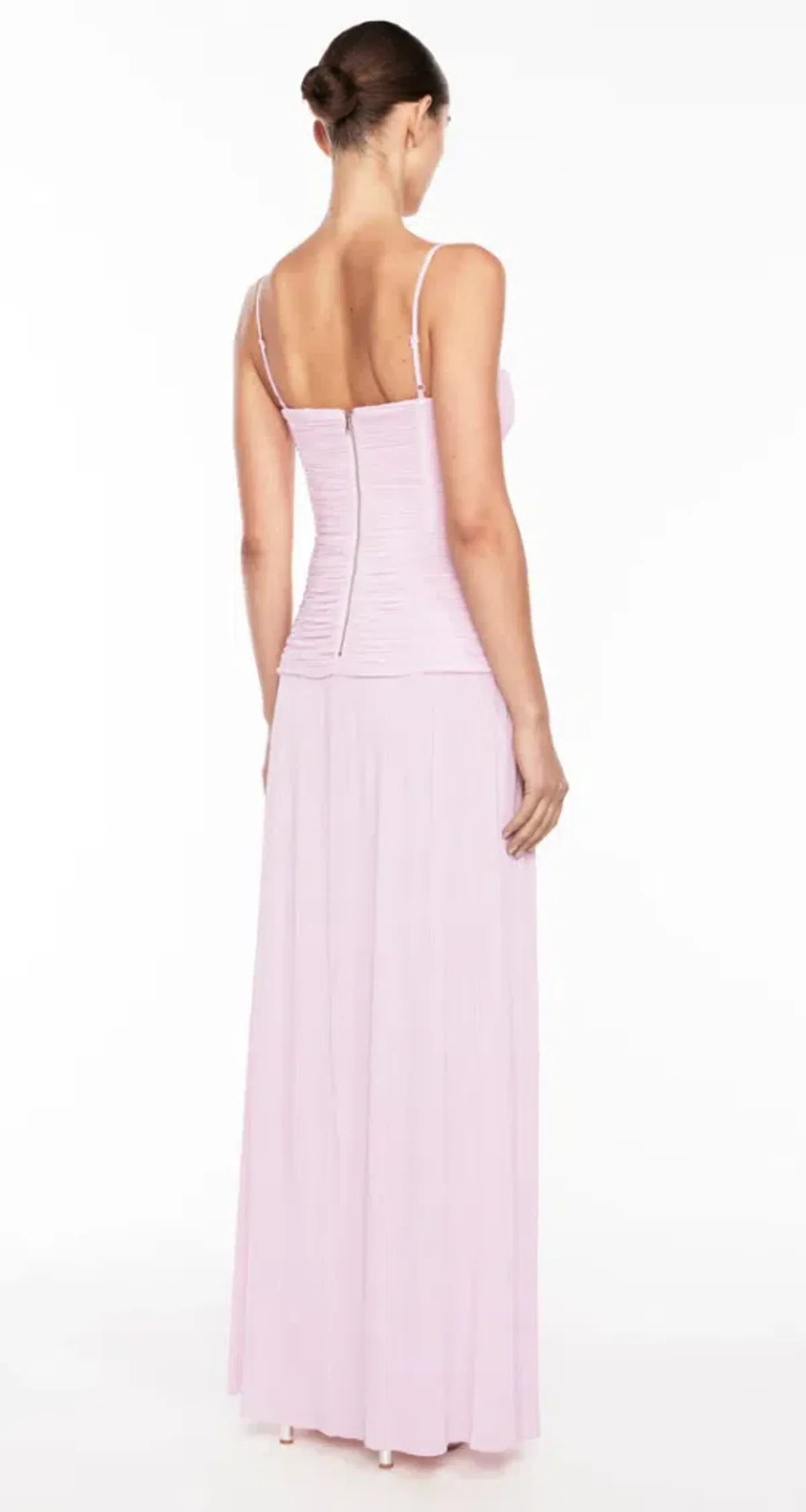 Manning Cartell Double Time Pleat Maxi Dress Hydrangea Size 6 - Image 3