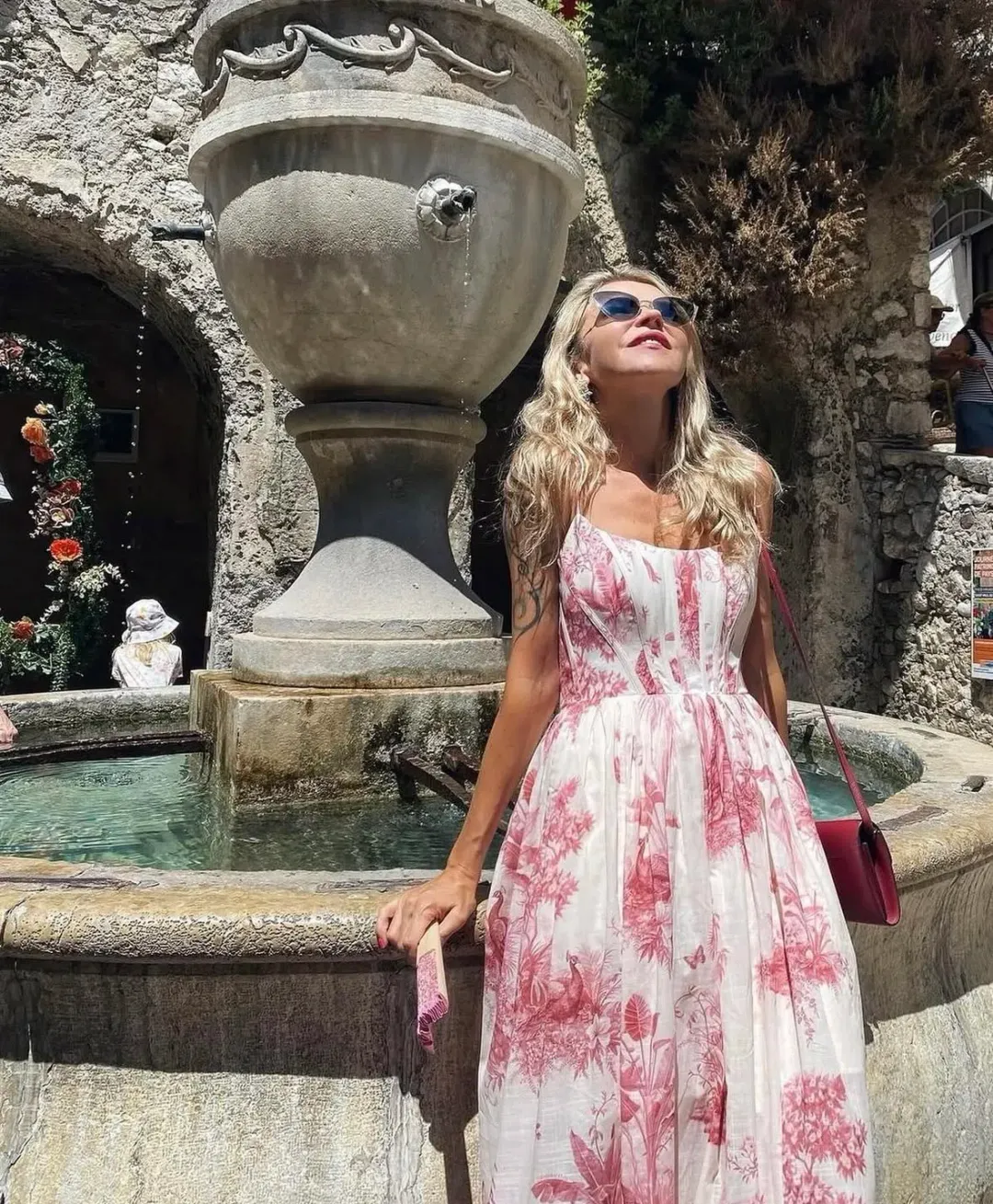 Zimmermann Waverly Corset Midi Dress Size 0 for rent on The Volte - main image