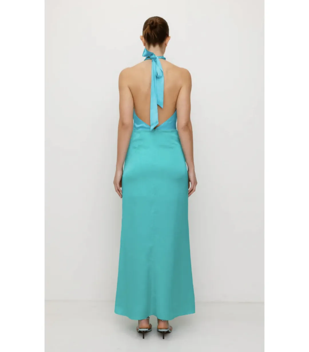 The Wolf Gang Oahu Slip Dress in Aquamarine Size S / AU 8 for rent on The Volte - main image
