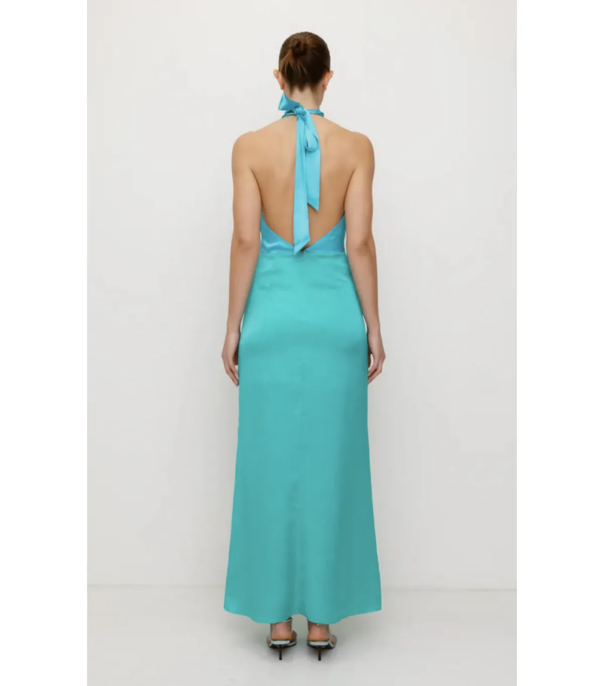 The Wolf Gang Oahu Slip Dress in Aquamarine Size S / AU 8 - Image 2