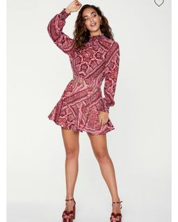 Sheike pink dress size 12 for rent on The Volte - image 1