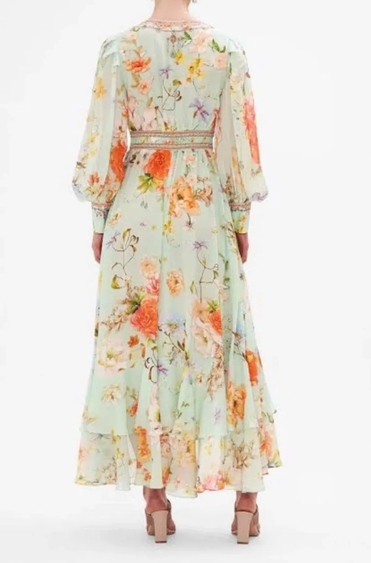 Camilla Long Button Dress Talk The Walk Size XL (16) - Image 2